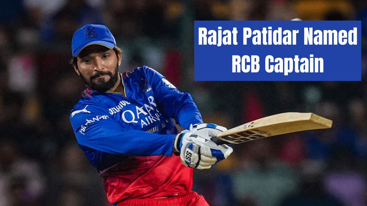 Rajat Patidar Named RCB Captain Ahead of IPL 2025