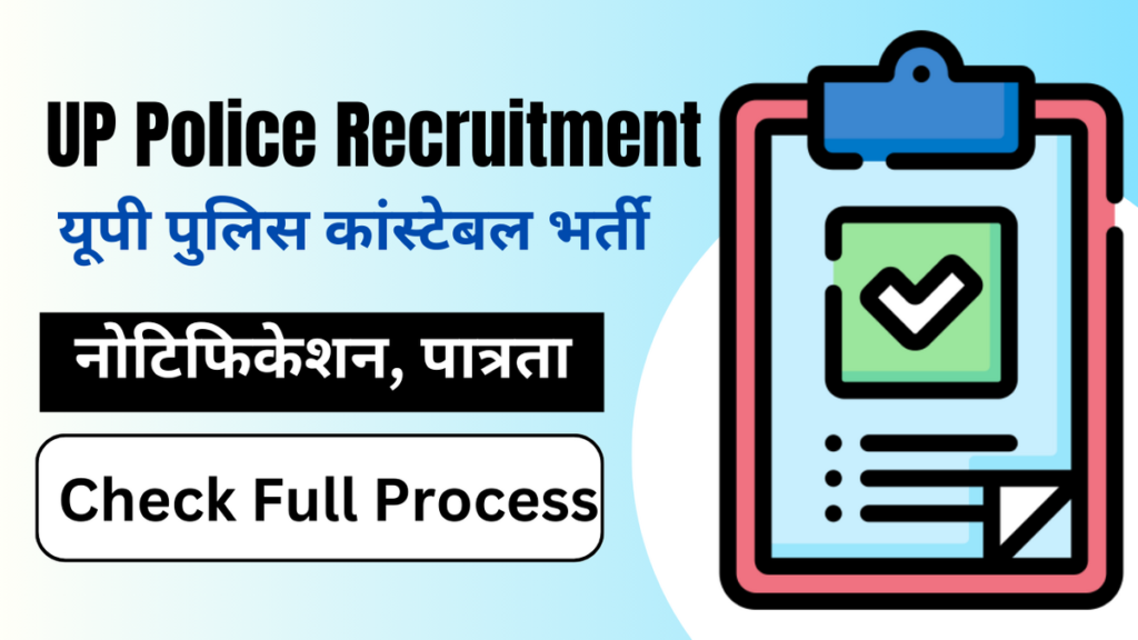 UP Police Recruitment 2025: 30,000 पदों पर बंपर भर्ती, जानें पात्रता और आवेदन प्रक्रिया